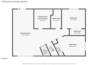 3746 Hamlet Ave N in Oakdale, MN - Foto de edificio - Building Photo