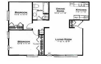 West Hampton in Westland, MI - Foto de edificio - Floor Plan