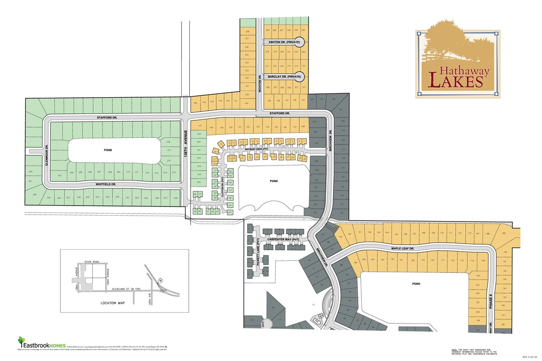 Hathaway Lakes Community in Nunica, MI - Building Photo