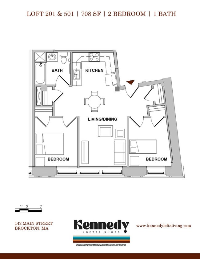 Kennedy Lofts in Brockton, MA - Building Photo - Floor Plan