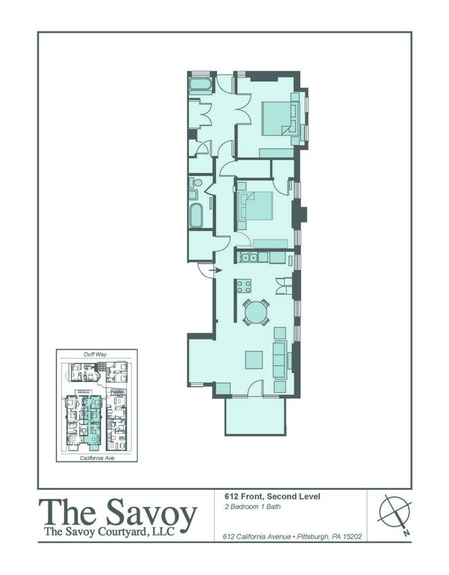 612 California Ave in Pittsburgh, PA - Building Photo - Floor Plan