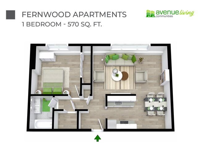 Fernwood Apartments in Edmonton, AB - Building Photo - Floor Plan