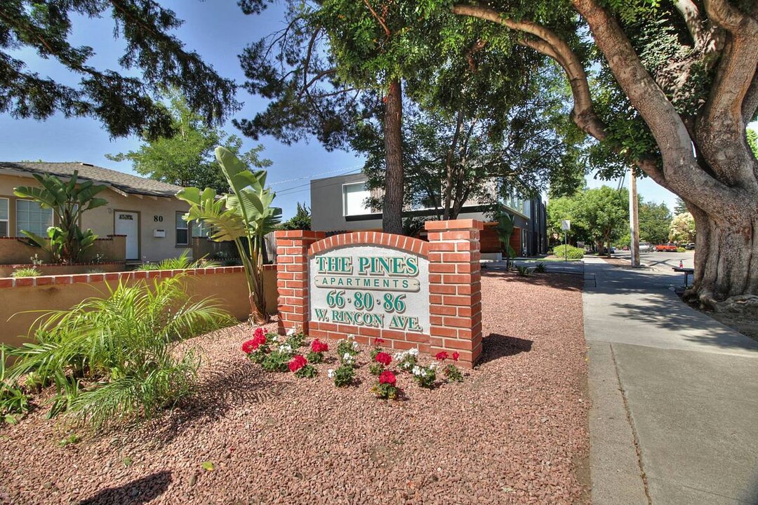 The Pines Apartments in Campbell, CA - Foto de edificio