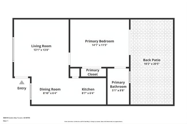 3028 N Castro Ave, Unit 12 in Tucson, AZ - Foto de edificio - Building Photo