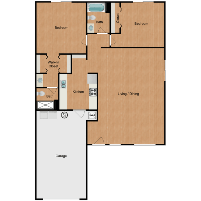 Avery Place Villas in Orlando, FL - Foto de edificio - Floor Plan