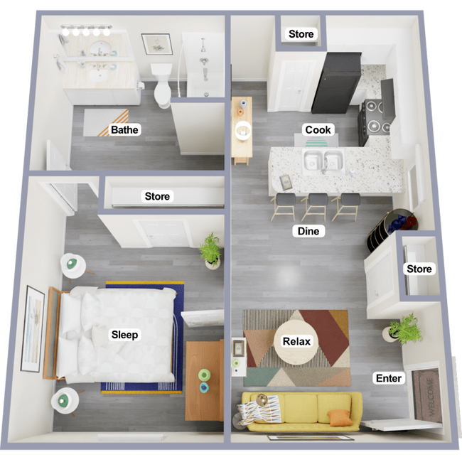 Parkview Apartments in Dalton, GA - Building Photo - Floor Plan