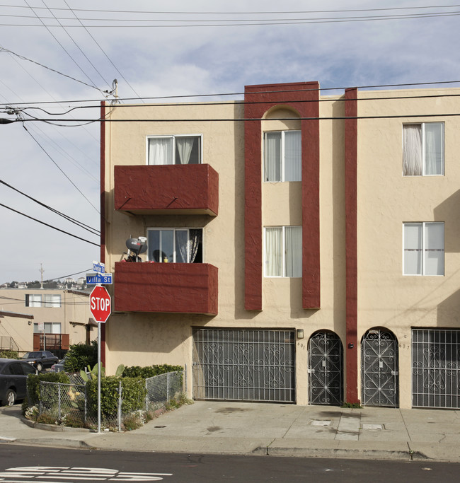 601 Villa St in Daly City, CA - Foto de edificio - Building Photo