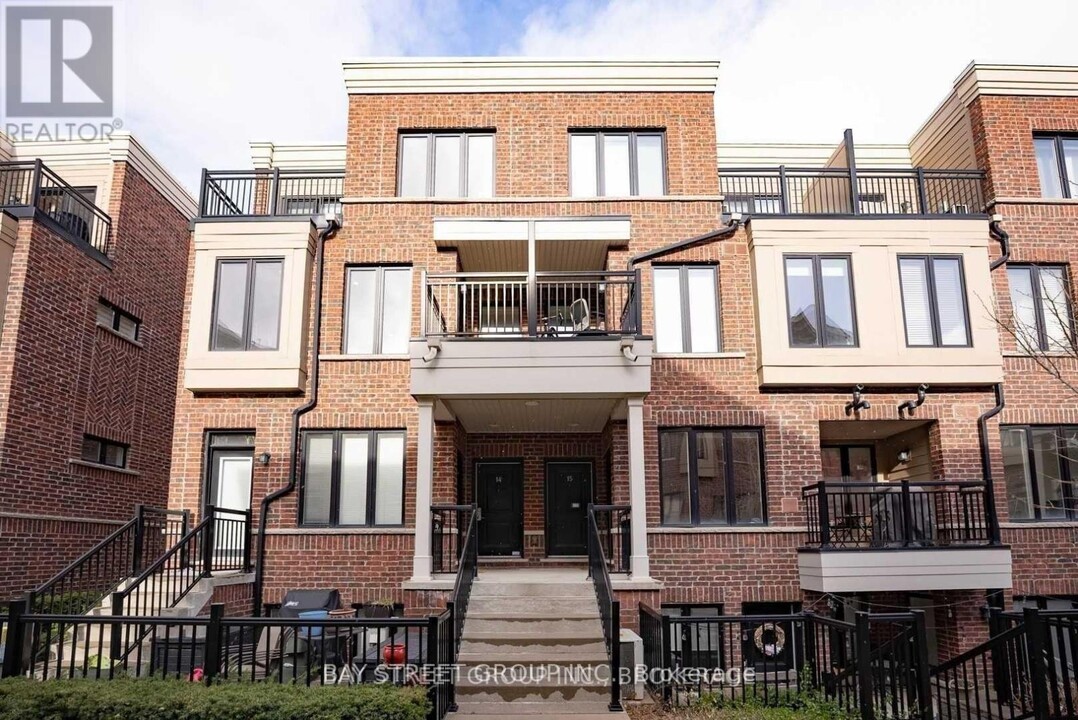 10-10 Carnation Ave in Toronto, ON - Building Photo
