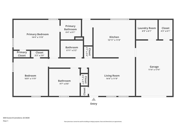 8203 Sussex Dr in Jonesboro, GA - Building Photo - Building Photo