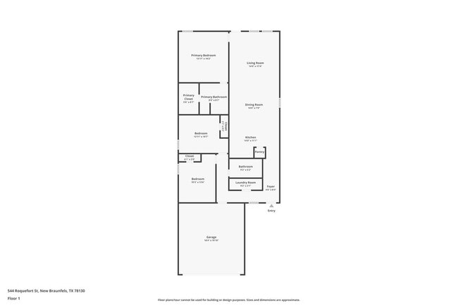 544 Roquefort St in New Braunfels, TX - Foto de edificio - Building Photo