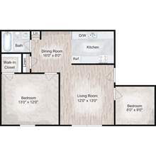 Riverside South and Riverbend Apartments in Louisville, TN - Building Photo - Floor Plan