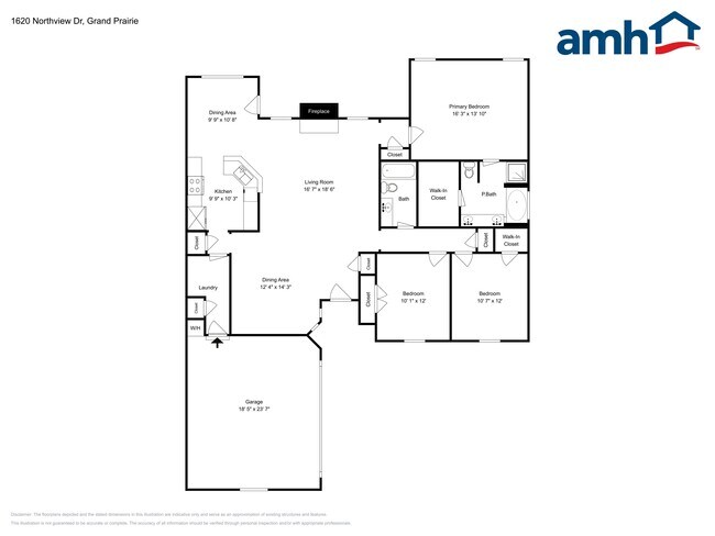 1620 Northview Dr in Grand Prairie, TX - Foto de edificio - Building Photo