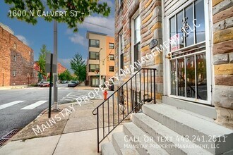 1800 N Calvert St in Baltimore, MD - Building Photo - Building Photo