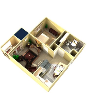 The Willows Senior Apartments in Belleville, MI - Building Photo - Floor Plan