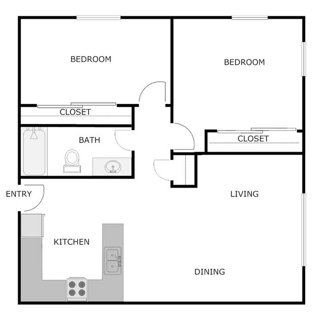 Grand Avenue Apartments in Beloit, WI - Building Photo - Floor Plan