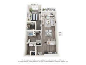 Ardmore Meadows in Whitsett, NC - Foto de edificio - Floor Plan