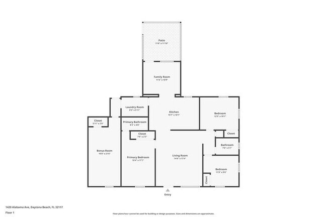 1420 Alabama Ave in Daytona Beach, FL - Foto de edificio - Building Photo