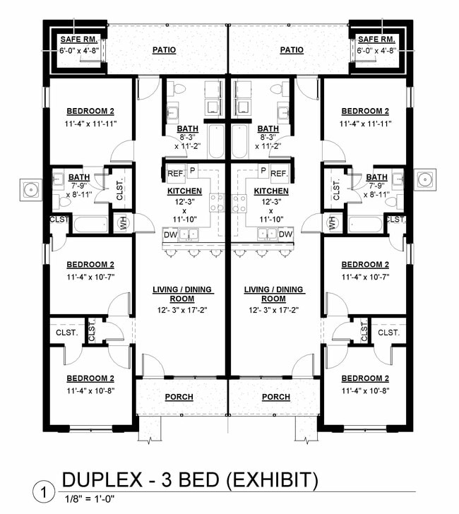 StoneRidge Duplexes of Poteau in Poteau, OK - Building Photo - Floor Plan