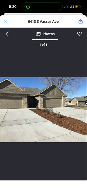 6413 S Vassar Ave in Derby, KS - Building Photo