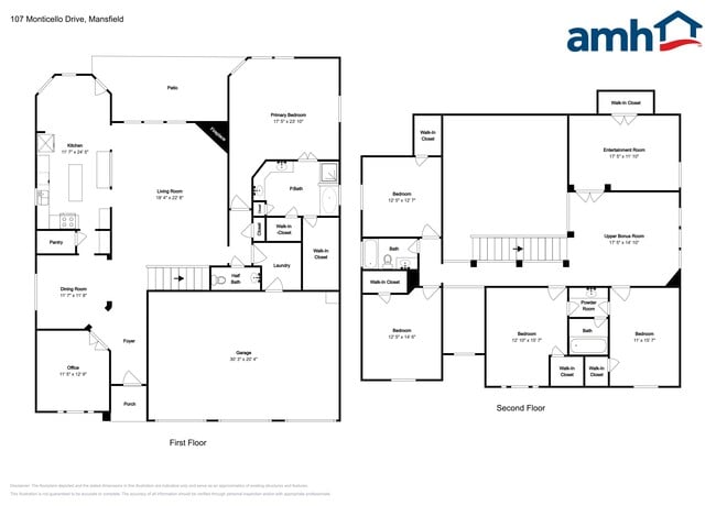 107 Monticello Dr in Mansfield, TX - Foto de edificio - Building Photo