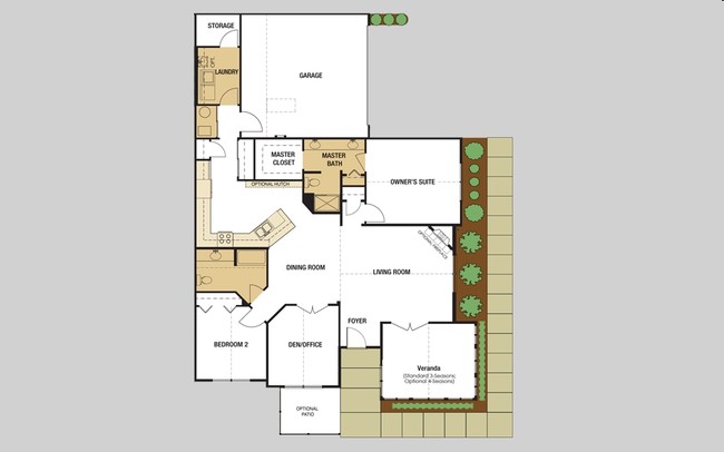 Villas at Ashland Farm in Champaign, IL - Building Photo - Floor Plan