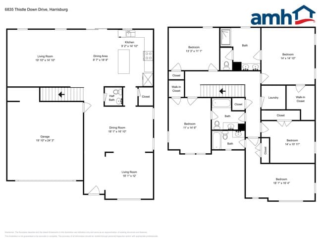 6835 Thistle Down Dr in Harrisburg, NC - Building Photo - Building Photo