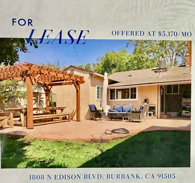1808 N Edison Blvd in Burbank, CA - Building Photo