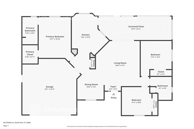 2614 Nellie Ln in North Port, FL - Foto de edificio - Building Photo