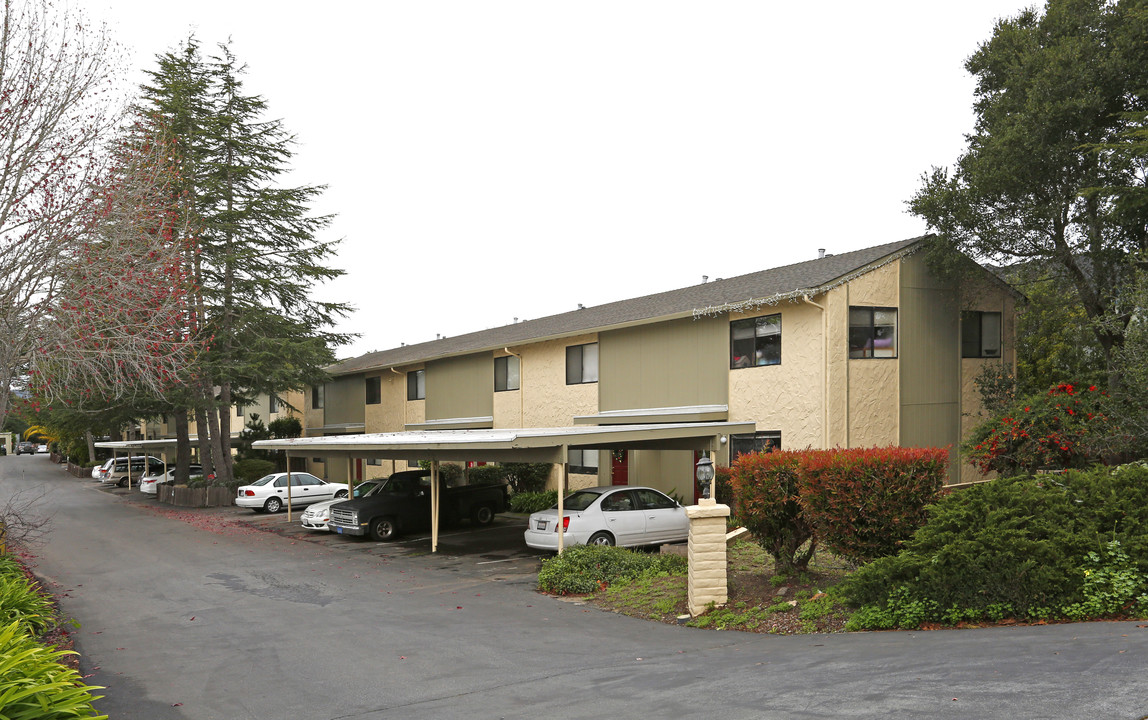 Bayou Townhouses in Santa Cruz, CA - Building Photo