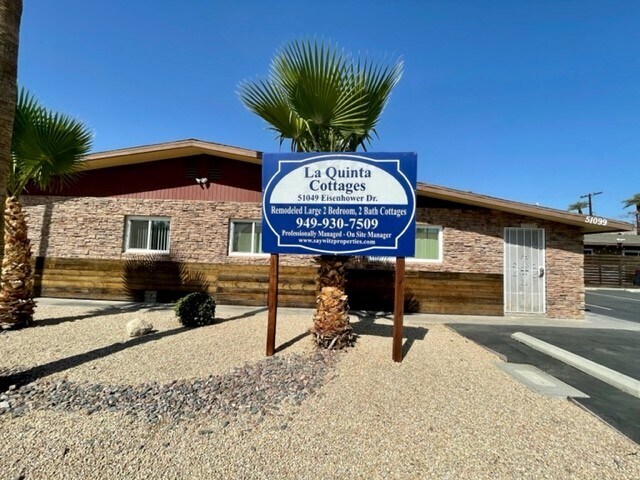 51049 Eisenhower Dr in La Quinta, CA - Foto de edificio