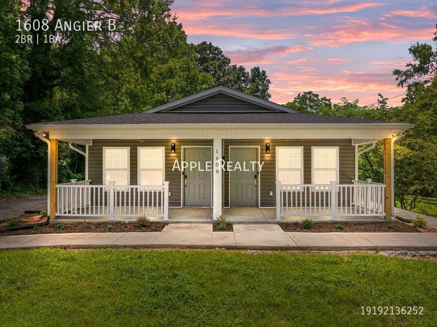 1608 Angier Ave in Durham, NC - Foto de edificio