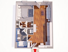 Bluffview Apartments in Dallas, TX - Building Photo - Floor Plan