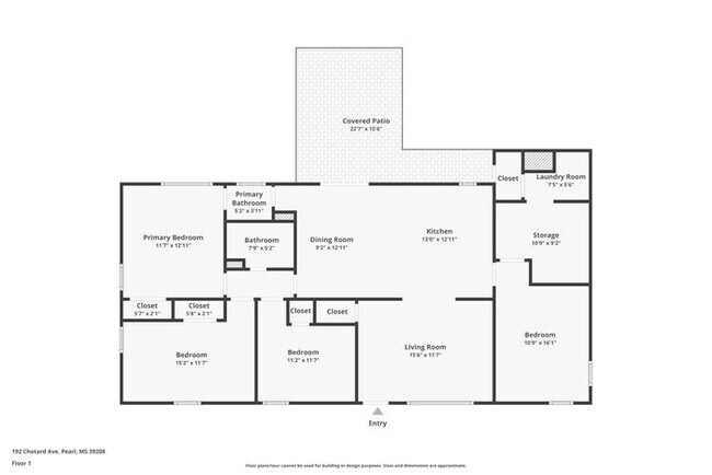 192 Chotard Ave in Pearl, MS - Foto de edificio - Building Photo