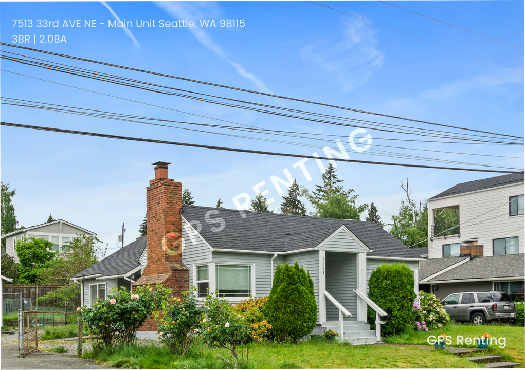 7513 33rd Ave NE in Seattle, WA - Foto de edificio