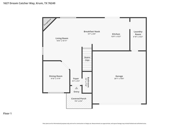 1627 Dream Catcher Way in Krum, TX - Foto de edificio - Building Photo