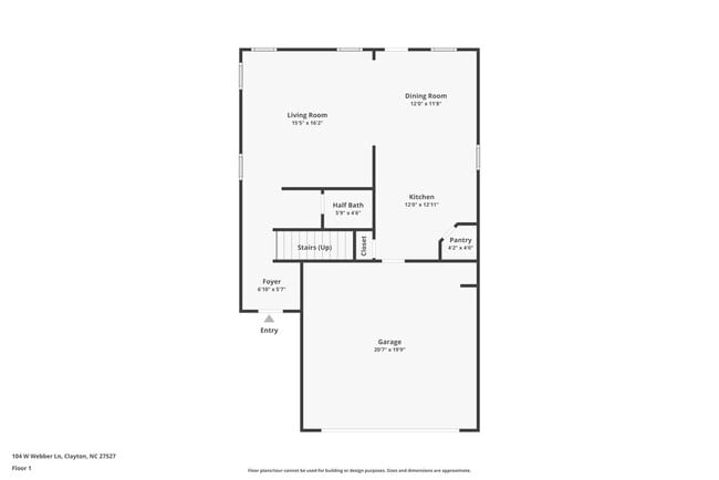 104 W Webber Ln in Clayton, NC - Foto de edificio - Building Photo