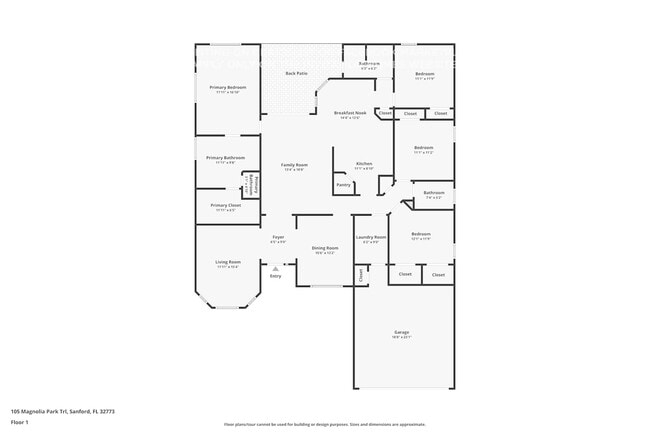 105 Magnolia Park Trail in Sanford, FL - Foto de edificio - Building Photo