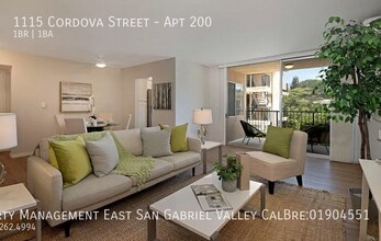 1115 Cordova St-Unit -Apt 200 in Pasadena, CA - Building Photo - Building Photo