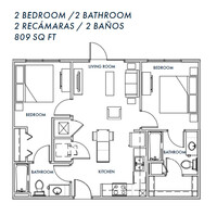 Los Portales de Lena Guerrero in Austin, TX - Building Photo - Floor Plan