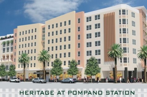 Heritage at Pompano Station 55+ in Pompano Beach, FL - Building Photo