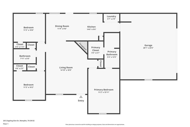 2612 Appling Glen Dr in Memphis, TN - Foto de edificio - Building Photo