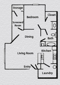 Riverwalk Apartments in Sevierville, TN - Foto de edificio - Floor Plan