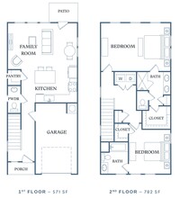 Tessa Shallowford Townhomes in Gainesville, GA - Building Photo - Floor Plan