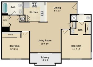 Welcome Home To Rio Volcan! in Albuquerque, NM - Foto de edificio - Floor Plan