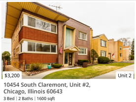 10454 S Claremont Ave, Unit REMARKABLE BEVERLY 3 BED in Chicago, IL - Building Photo