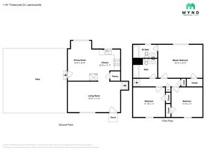 1191 Timbercrest Dr in Lawrenceville, GA - Foto de edificio - Building Photo