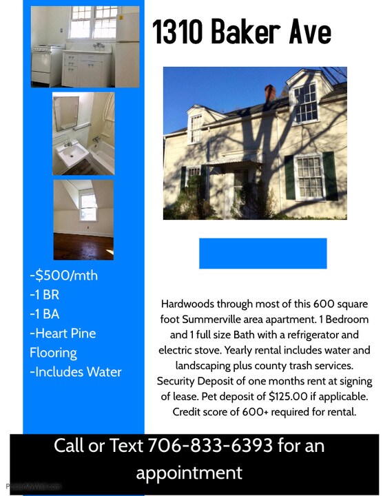 1310 Baker Ave-Unit -4 in Augusta, GA - Building Photo