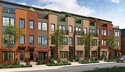 The Townhomes at Mosaic District in Fairfax, VA - Building Photo