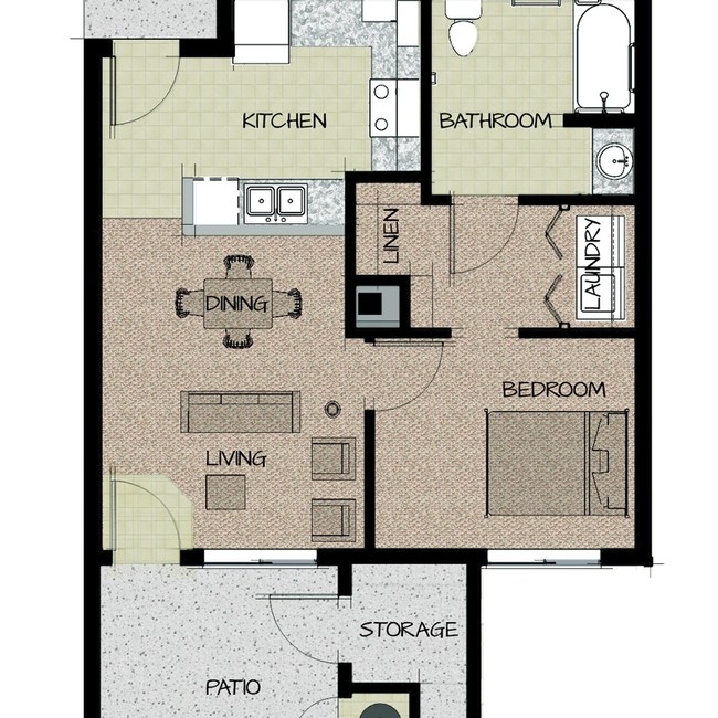 Cinnamon Villas in Lemoore, CA - Building Photo - Floor Plan