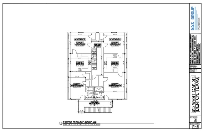 615 W Oak St, Unit D in Denton, TX - Building Photo - Building Photo